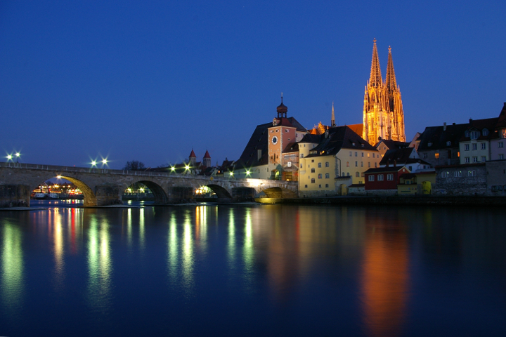 Regensburg bei Nacht